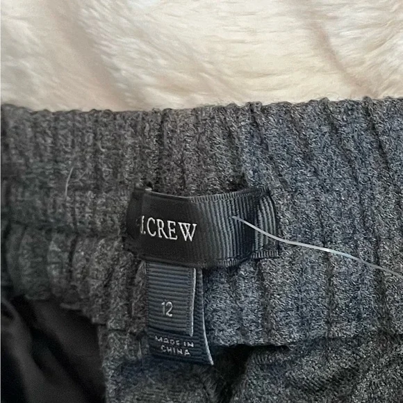 NWT J. Crew Womens 12 Wool Blend Pull On Jogger Minimalist Preppy Sweatpants - Picture 11 of 11
